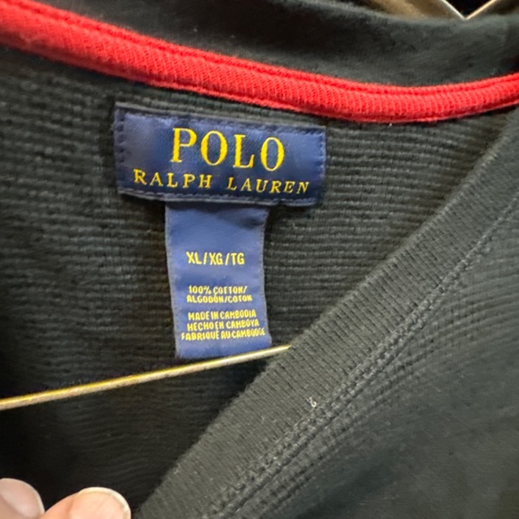 Polo black Red stitch - Picture 2 of 2